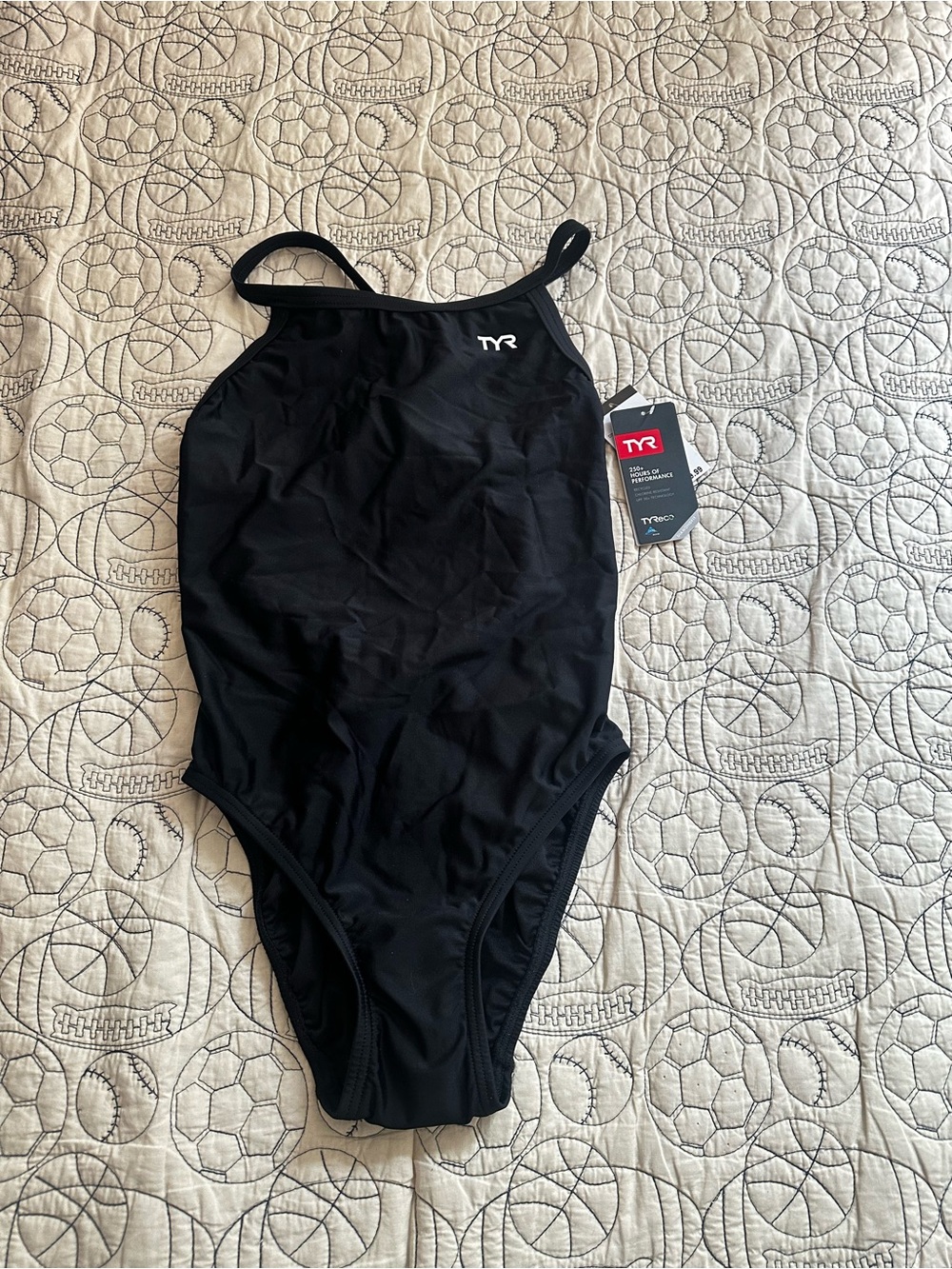 TYR Women's Black Training One-Piece Swimsuit